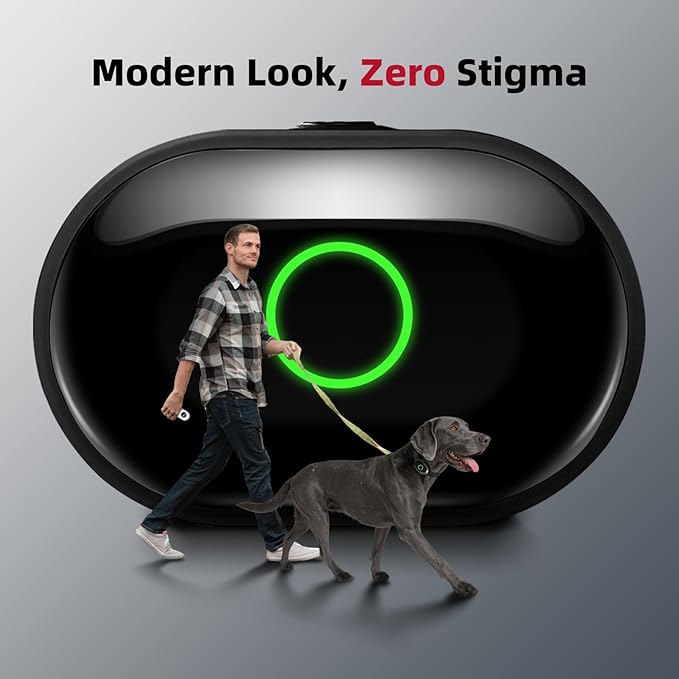 2025 Upgraded Shock Collar for Dogs, Dog Training Collar with Remote Control for Medium Large Dogs, 3 Training Modes - Beep, Vibration and Shock with Safety Lock, IPX7 Waterproof, Rechargeable,Black