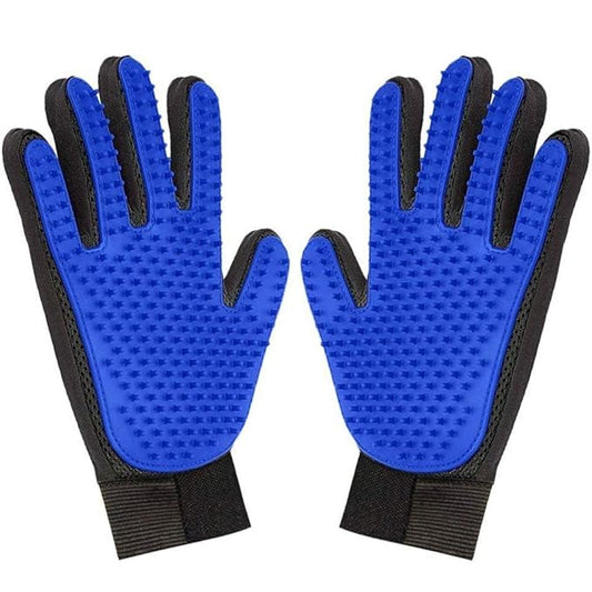 1 Pair Pet Grooming Glove,Gentle Deshedding Brush Glove Hair Remover Brush for Dogs,Cats & Horses with Long & Short Fur