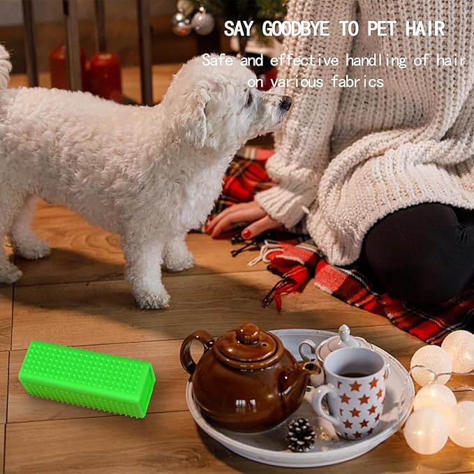 2pcs Pet Dog Cat Hair Remover, Pet Hair Removal Tool, Hollow Cleaner Brush for car,Interior, Furniture, Sofa