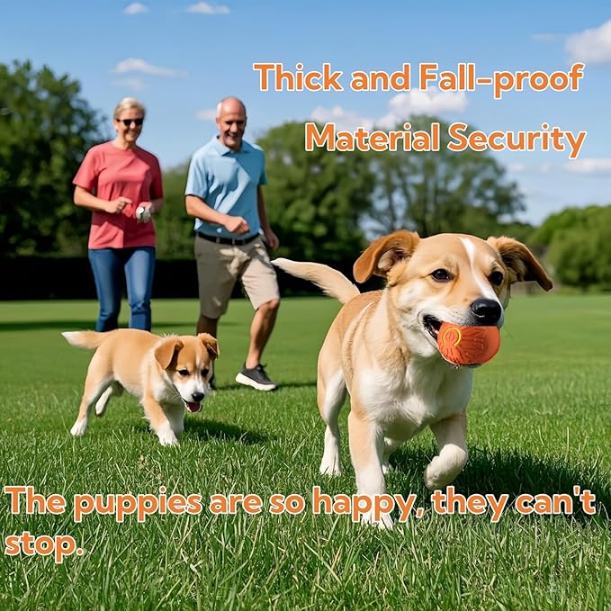 2025 New Interactive Dog Toys Dog Balls,Durable Motion Activated Automatic Rolling Ball Toys for/Small/Medium Dogs(Blue