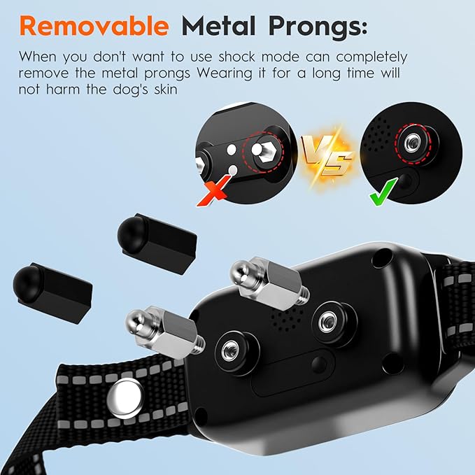 3 Dog Shock Collar with Remote,4200FT Dog Training Collar with Battery Display, 4 Trainning Modes,Rechargeable Electric Dog Collar for Large Medium Dogs (15-120Lbs) with Flash Light