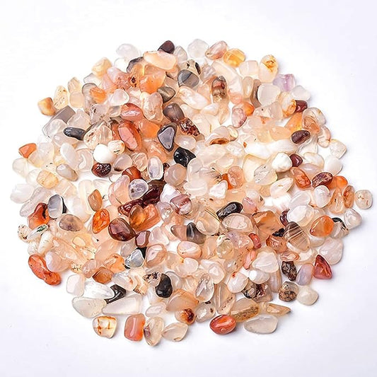 Halatool 2.2LB Crystal Pebbles 0.27"- 0.79" Natural Landscaping Pebbles Aquarium Gravel Decorative Polished Stone Suitable for Plants Home Decoration DIY Handmade Fish Tanks Vase Filler