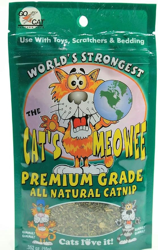 .352 Ounce The Cat's Meowee All Natural Premium Grade Cat Nip (Pack of 3)