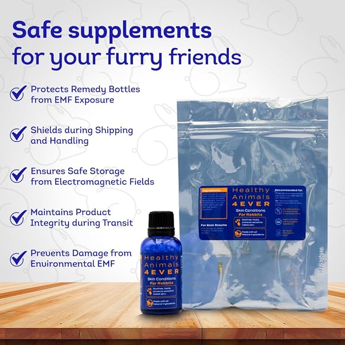 HA4E - Rabbit Skin & Fur Treatment - Natural, Homeopathic Tablets for Itch Relief & Comfortable Skin - 300 Tablets