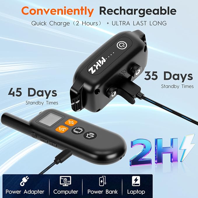 3 Dog Shock Collar with Remote,4200FT Dog Training Collar with Battery Display, 4 Trainning Modes,Rechargeable Electric Dog Collar for Large Medium Dogs (15-120Lbs) with Flash Light