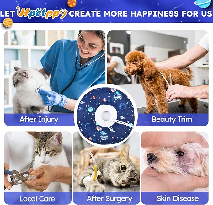 Kitten Cones After Surgery Extra Small Waterproof Cone Collar Soft to Stop Licking Neck Elizabethan Kitten e Collar for Recovery Wound Healing Safety xs Small Cat Donut Cone
